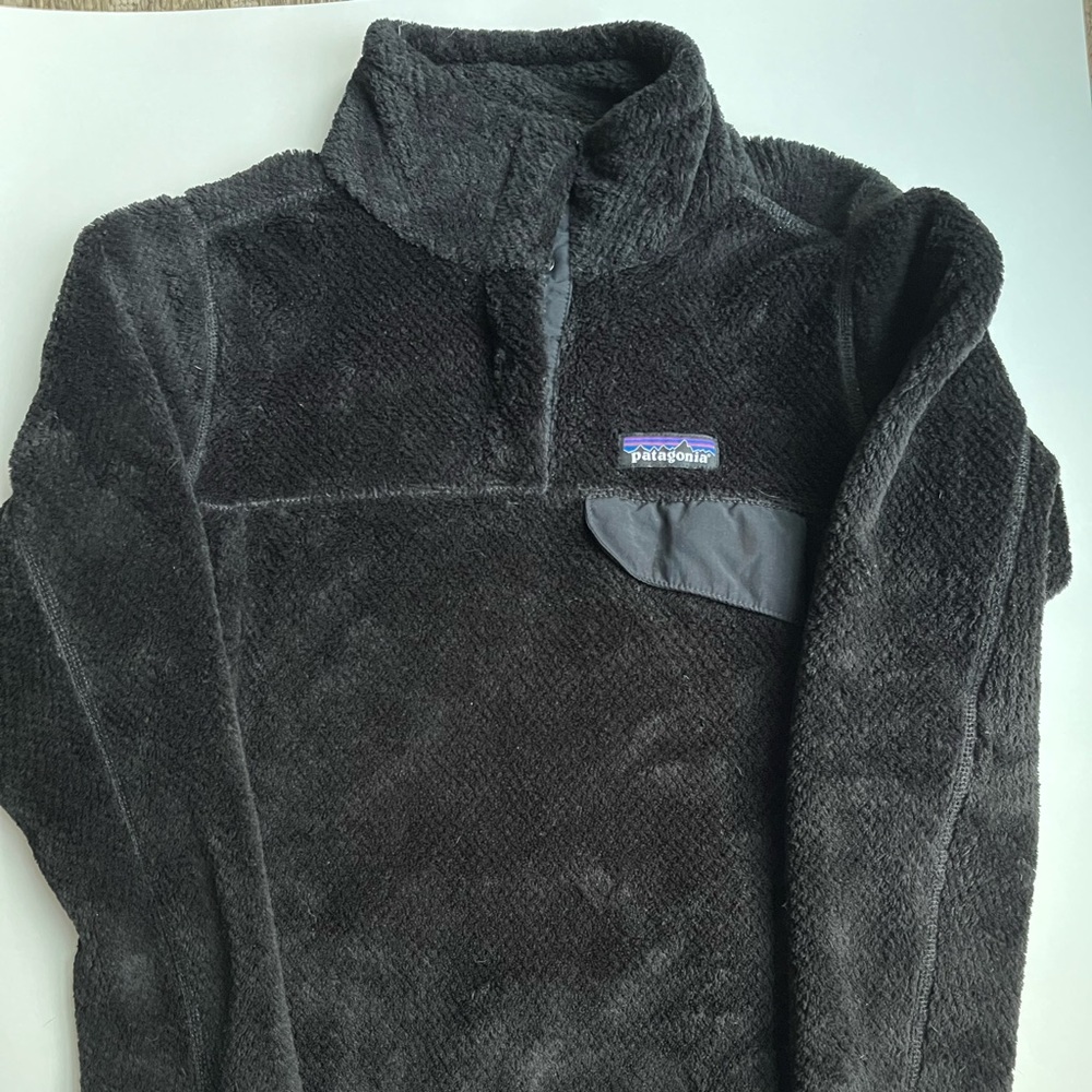 Women’s Patagonia Black Re-tool Snap-T pullover, XS